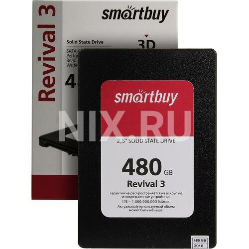 SSD Smartbuy Revival 3 480 Гб SB480GB-RVVL3-25SAT3