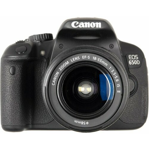 Фотоаппарат CANON 650D kit 18-55mm ii черный 37900₽