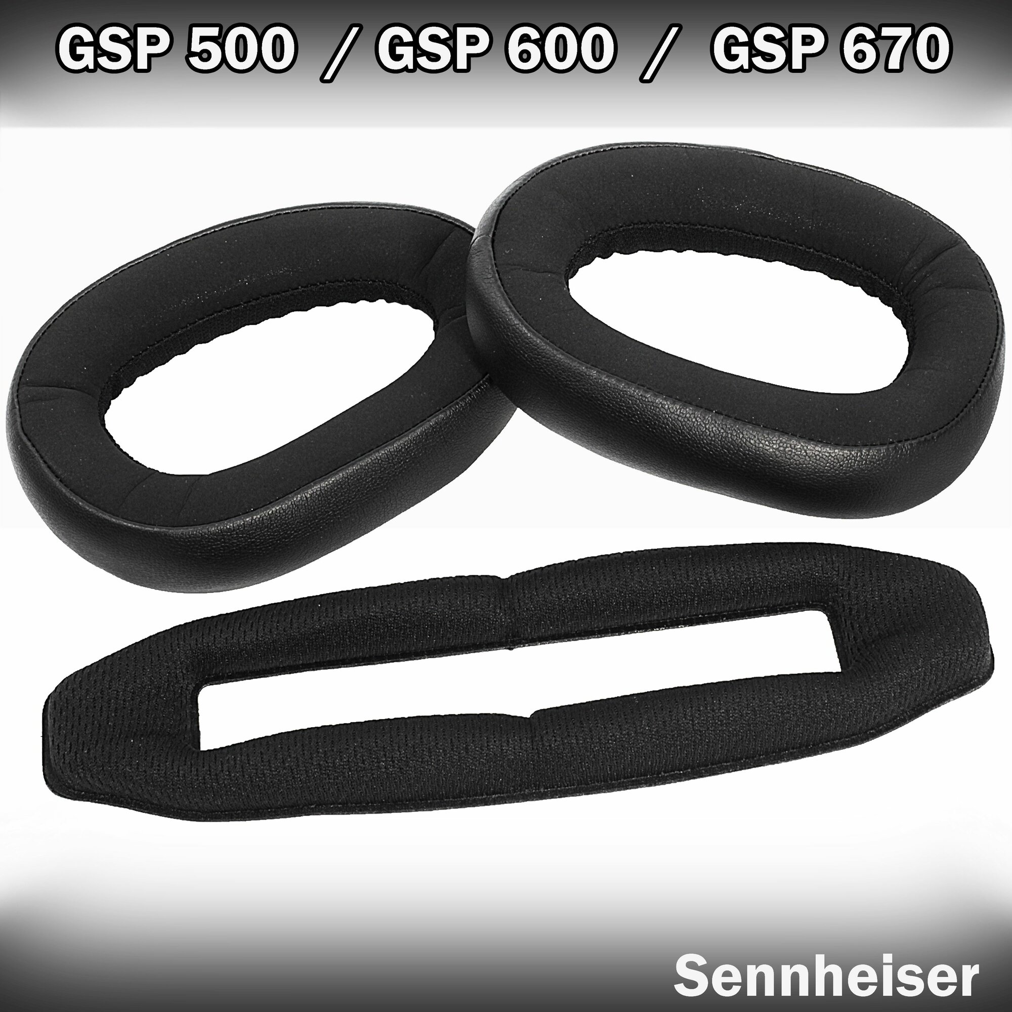 Амбушюры + оголовье Sennheiser GSP 500, GSP 550, GSP 600, GSP 670