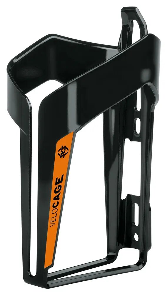 Флягодержатель SKS Velocage, gloss black/orange