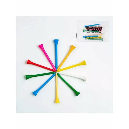 Набор подставок для гольф мяча из дерева h-7 см 10 шт 576₽