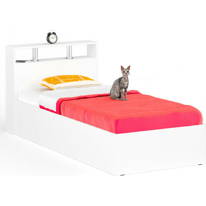 фото Кровать СВК Камелия 90х200 белый (1022162)