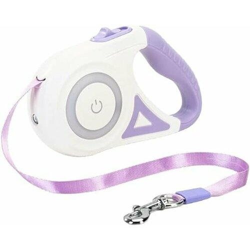 Автоматический выдвижной поводок для собак с фонариком и безопасными светодиодными лампами 3247₽