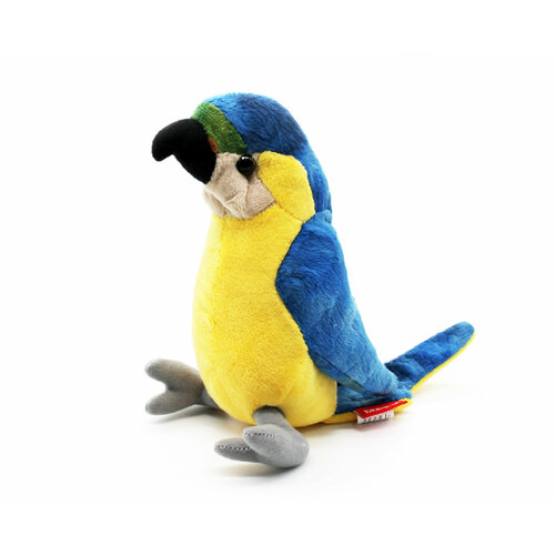 Мягкая игрушка BEPPE Попугай Ара сине-желтый 17 см 1990₽