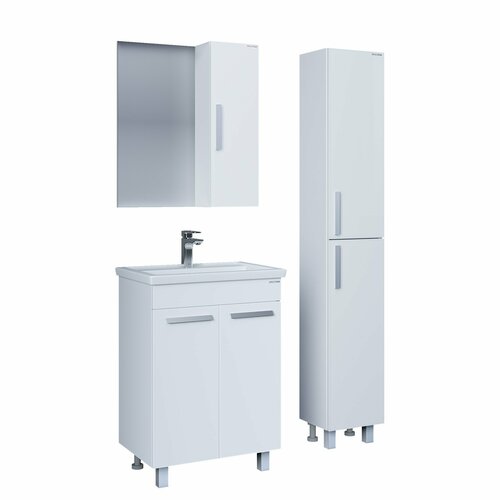 Шкаф-зеркало НЕО-50 см универсал белый 5600₽