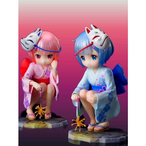 Фигурка аниме Рем Рам Re Zero Ре Зеро