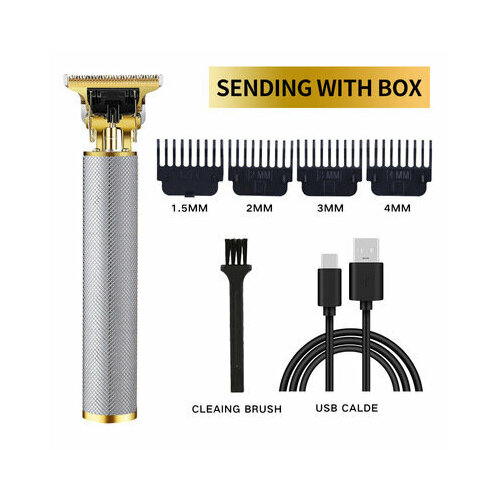Электрическая машинка для стрижки с улучшенной системой прямой зарядки серебряная 71400₽