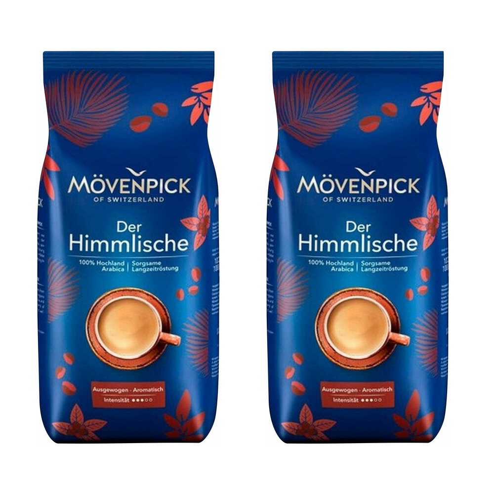 Кофе в зернах Movenpick Der Himmlische, 1 кг (Мовенпик) х 2 шт