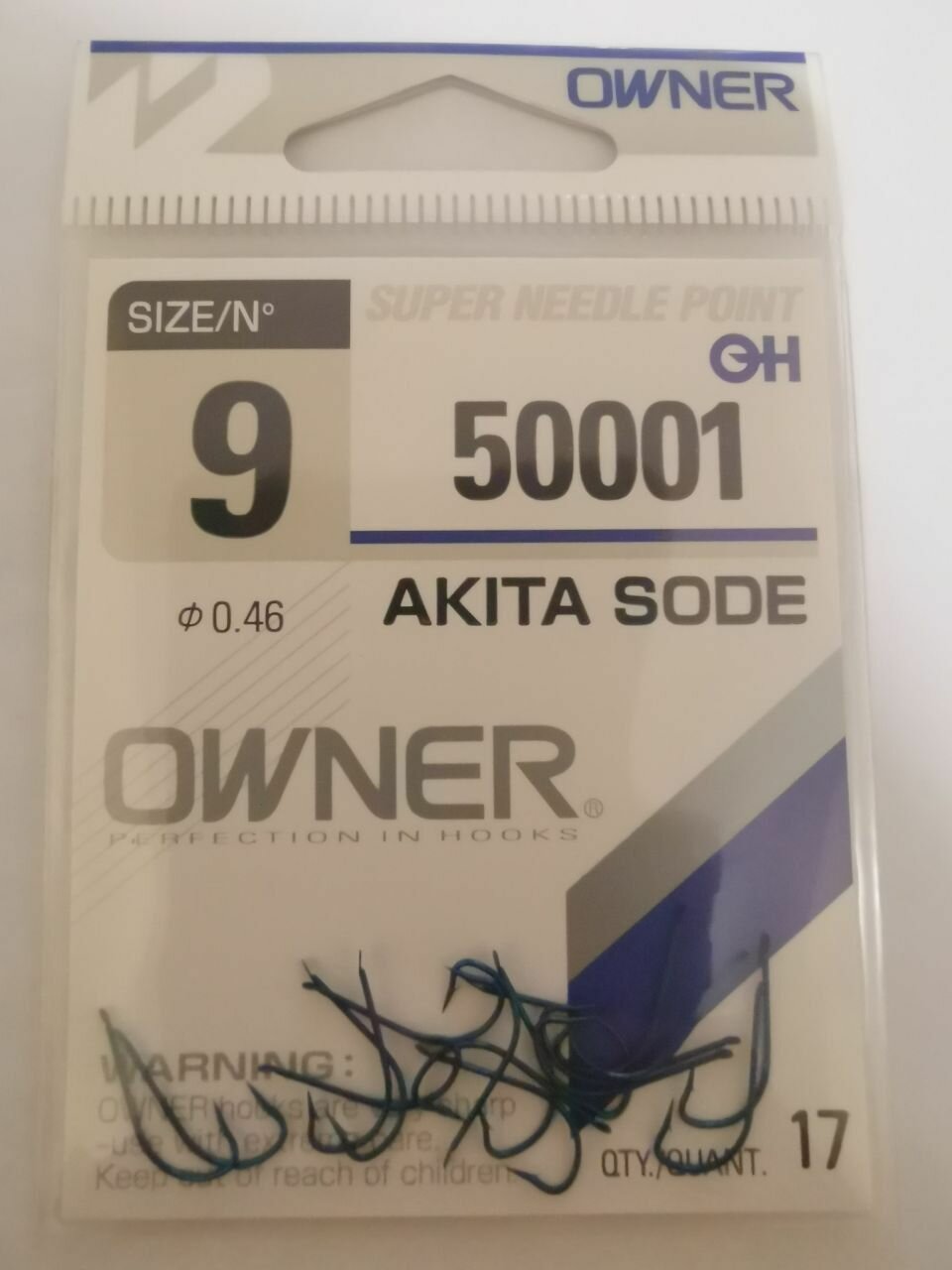 Крючок Owner 50001 №9 (17шт)