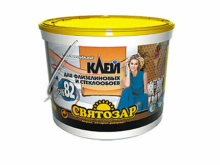 фото Finlux Svatozar-82 / Финлюкс Святозар-82 Клей для флизелиновых и стеклообоев, готовый. (1 кг.)