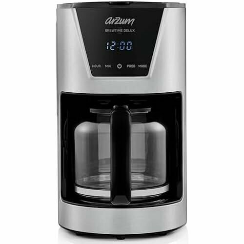 Фильтр-кофемашина Arzum AR3081 Brewtime Delux нержавеющая сталь 19 x 33 x 25 см 2740600₽