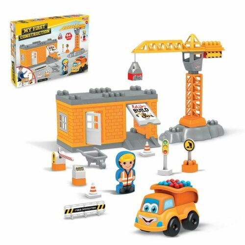 Конструктор Большая стройка с фигуркой DeDe в к 50x37x11 см 2332₽