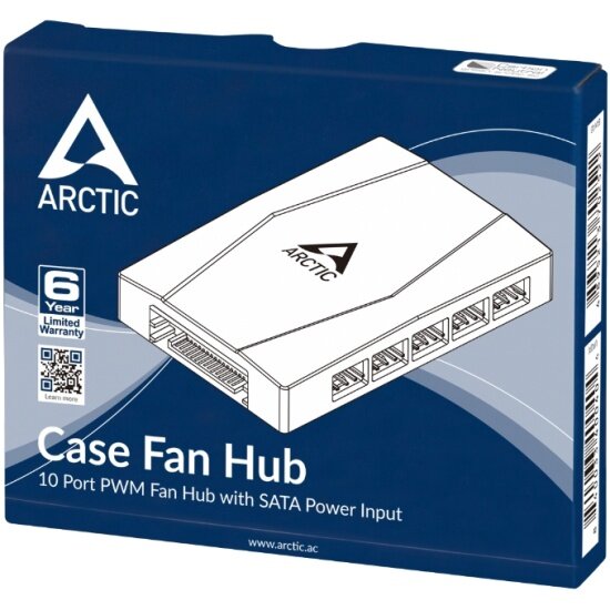 Контроллер вентиляторов Arctic Case Fan Hub 10 Port PWM (ACFAN00175A) — фото 1