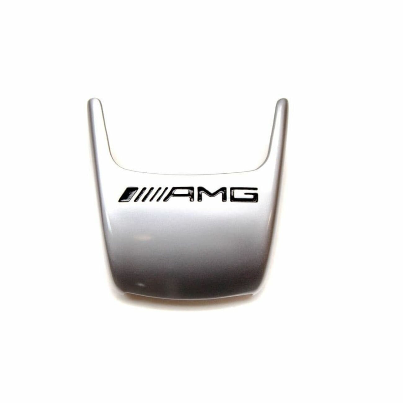 Накладка на ключ для Mercedes AMG серебристый цвет алюминиевая