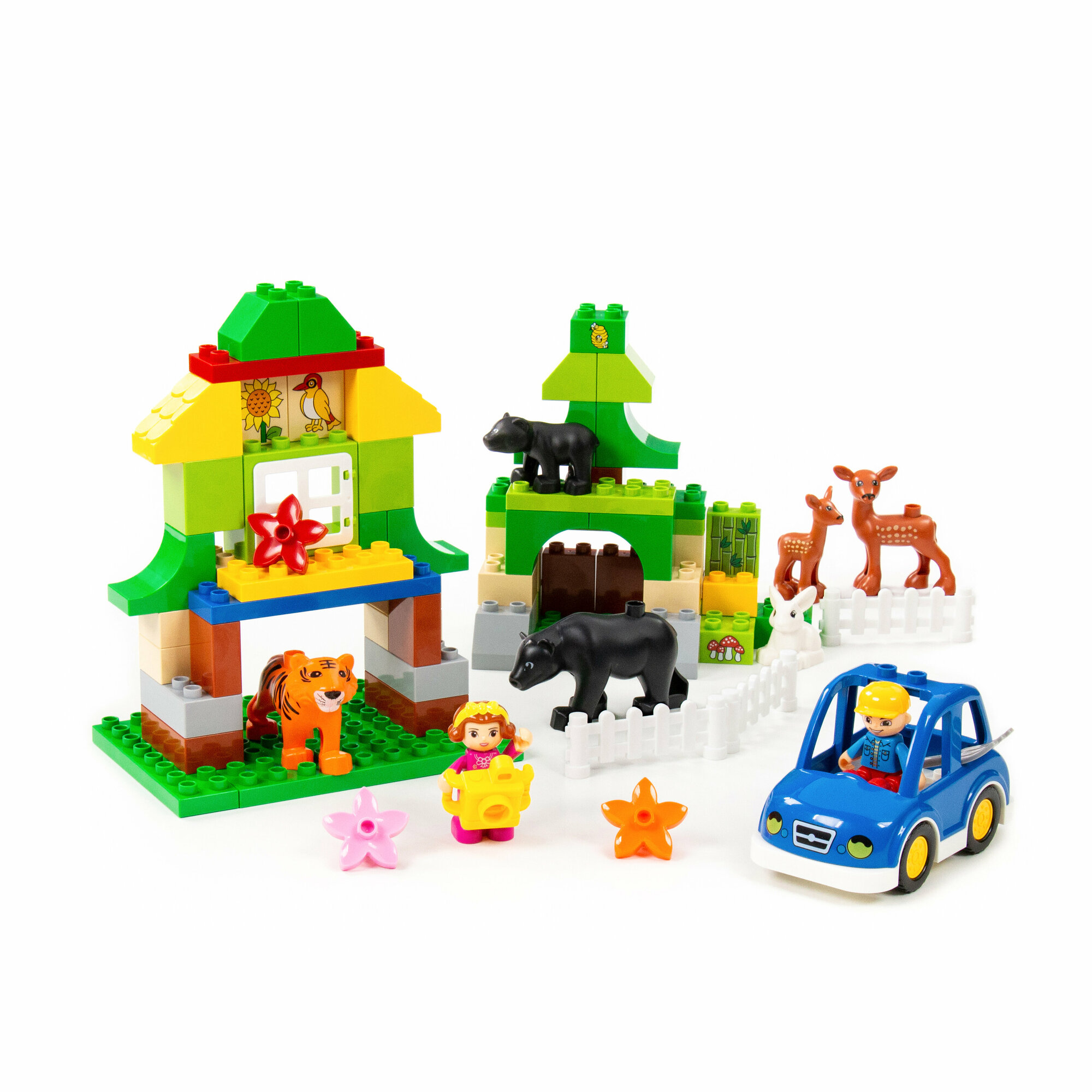 Конструктор Полесье "Зоопарк", 78 деталей, для детей 3-99 лет — фото 1