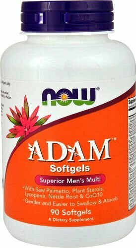 NOW Adam, Адам (Витамины для мужчин) - 90 желатиновых капсул