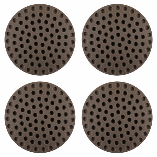 Протектор настенный набор 4 шт коричневый Защитные силиконовые накладки от сколов и повреждений защита от ударов дверной ручки 362₽