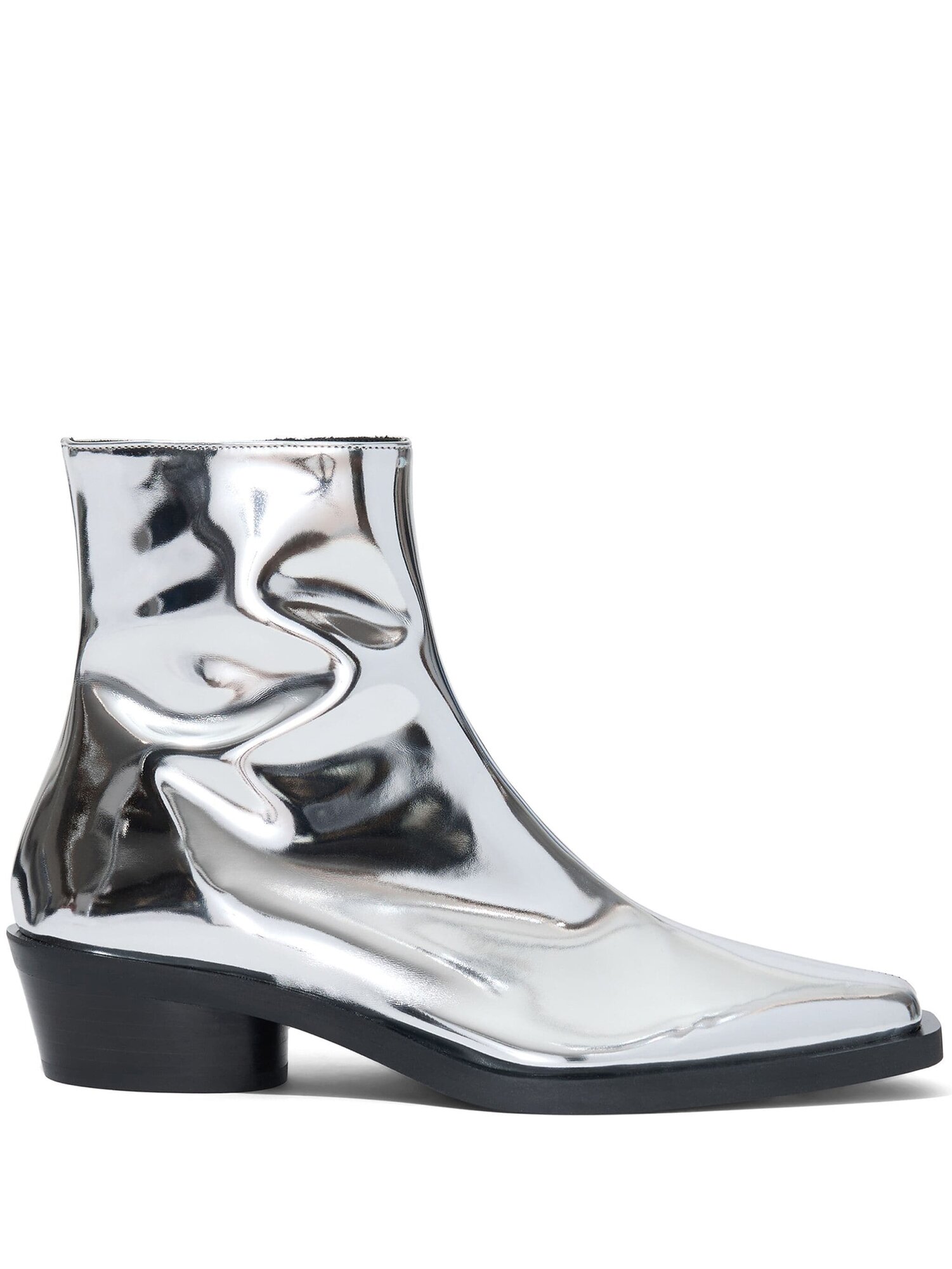 Ботинки Proenza Schouler Bronco, размер 37 IT, серебристый