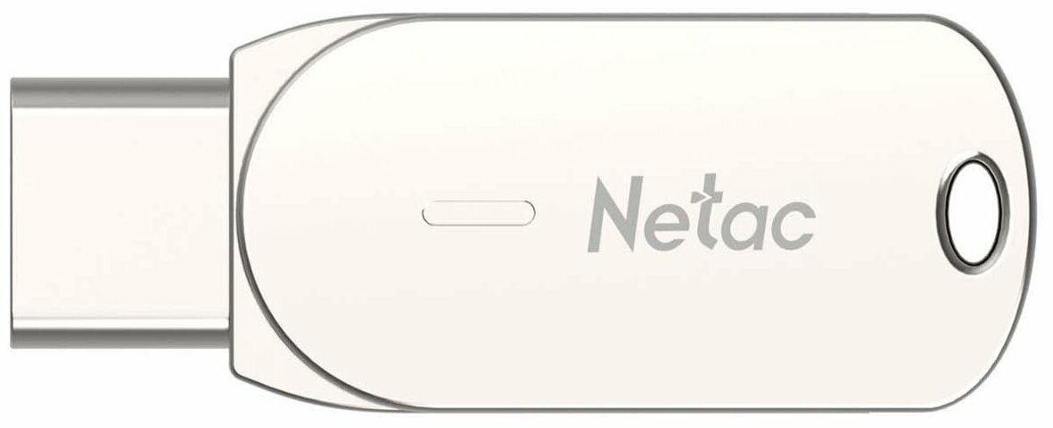 Флешка Netac U785, 16 ГБ, USB 3.0/USB Type-C, металлическая (NT03U785C-016G-30PN) — фото 1
