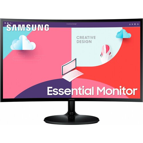 Samsung Монитор Samsung 238 S24C360EAI черный VA LED 1ms 219 HDMI матовая 250cd 178гр178гр 3440x1440 DP UW 56кг 13459₽