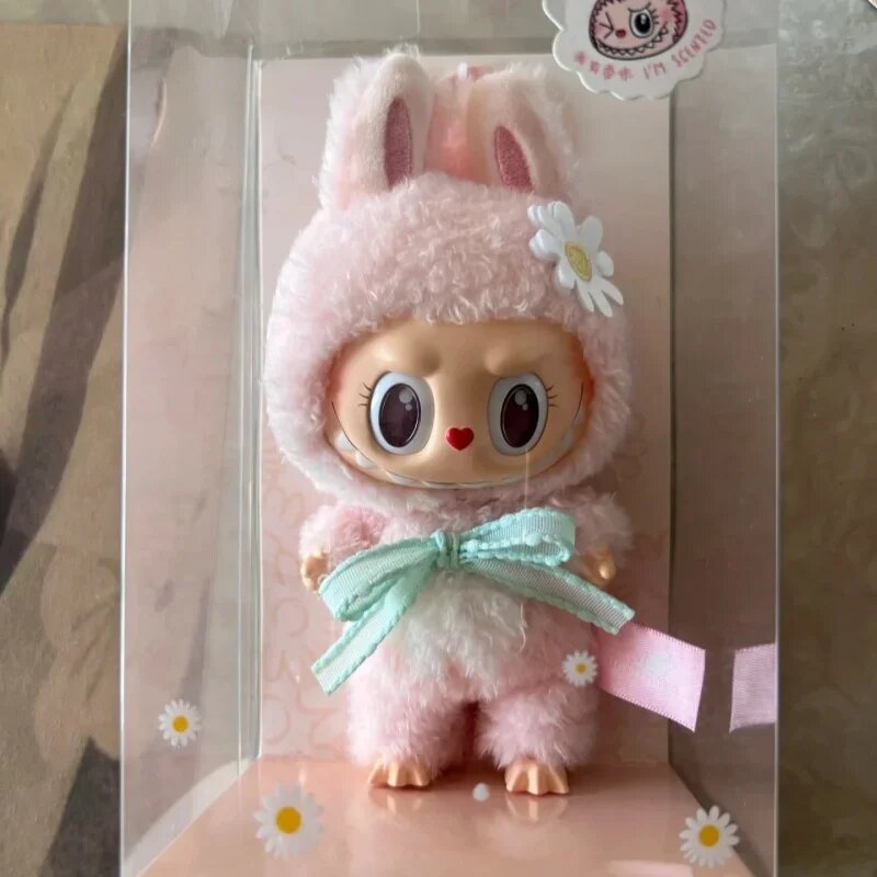 Виниловая кукла Labubu The Monsters Bandai, With box, Розовый, Унисекс