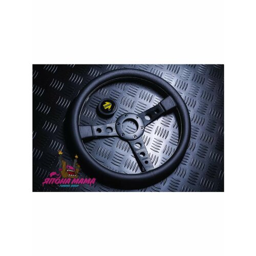 Спортивный руль momo prototipo из кожи (без выноса)