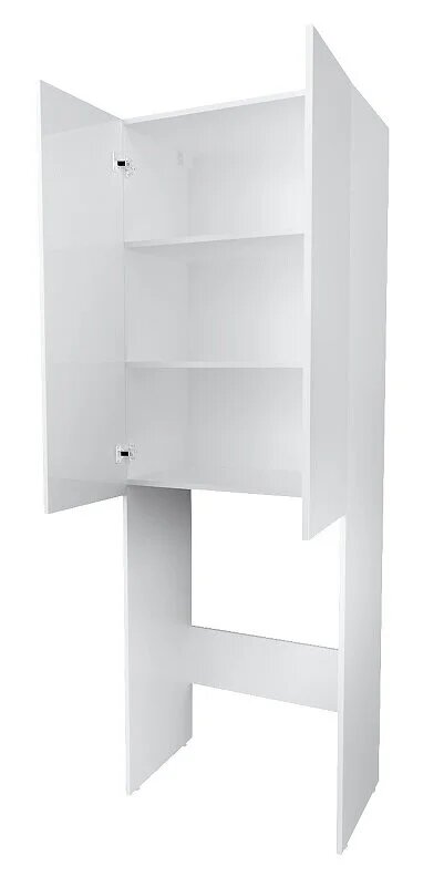 Шкаф 1MarKa Lock 67Н 2д. White Ц0000012066 - фото №2