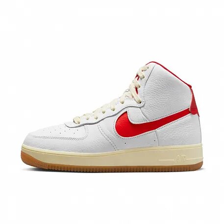 Nike air force 1 white high tops discount