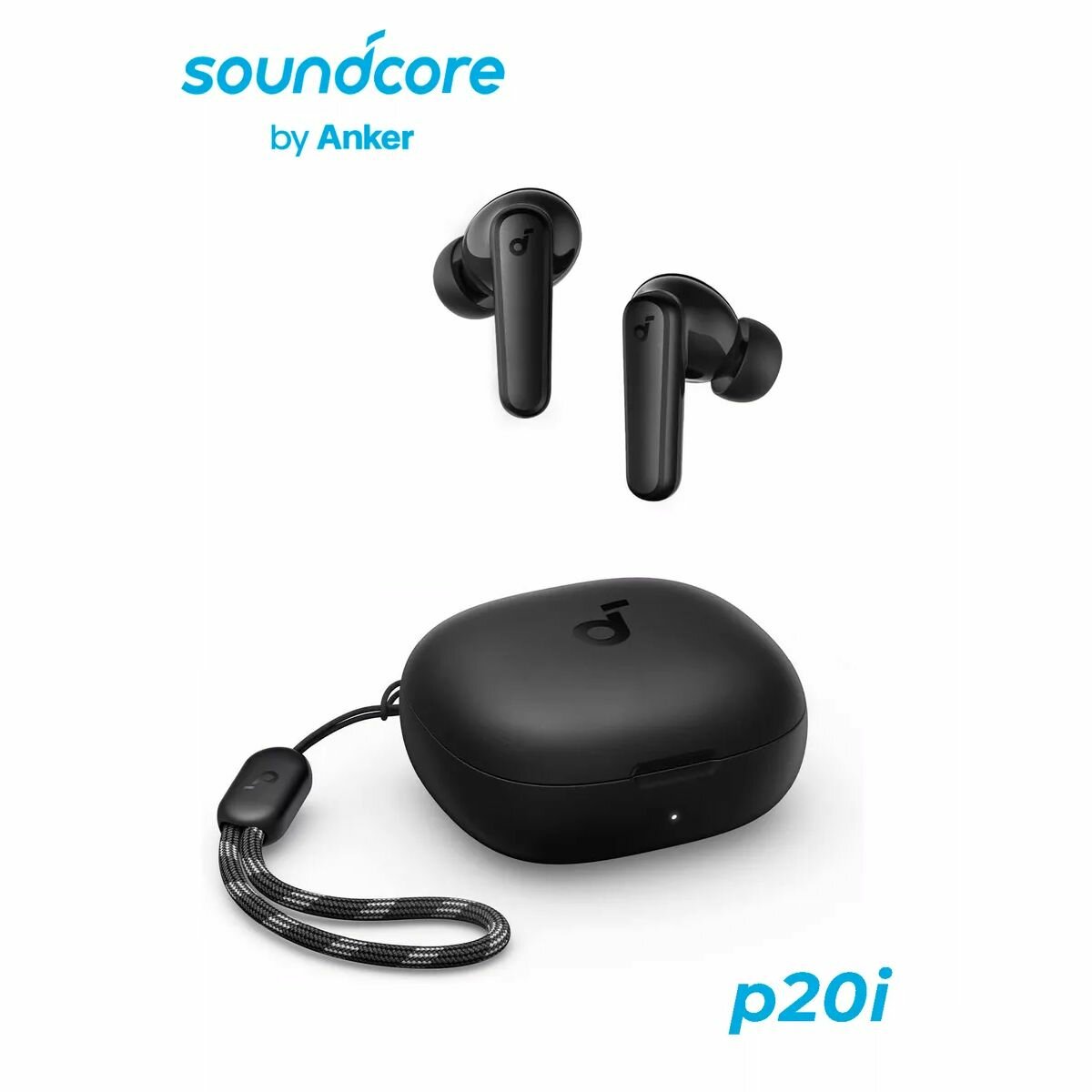 Беспроводные наушники Anker P20i TWS Bluetooth, Черные