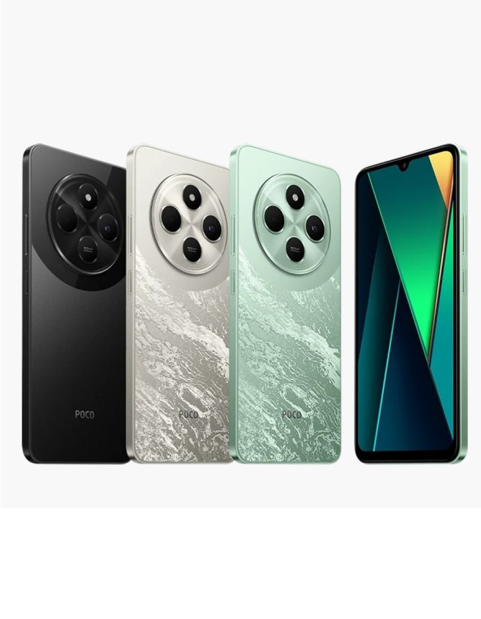 Смартфон Xiaomi Poco C75 8/256 ГБ, NFC, экран 6.74, черный, nano SIM — фото 1