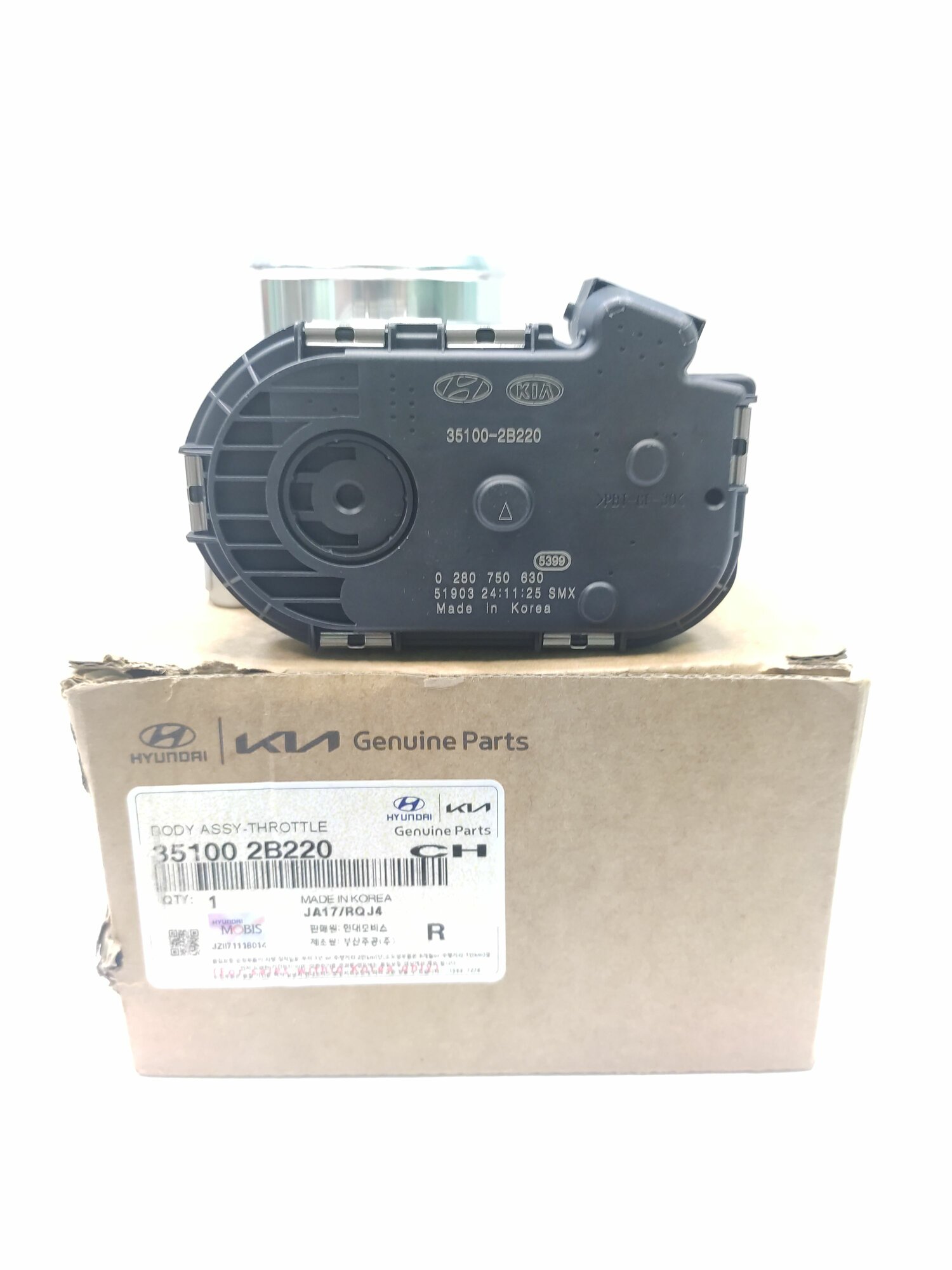 Дроссельная заслонка 351002B220 Hyundai/Kia