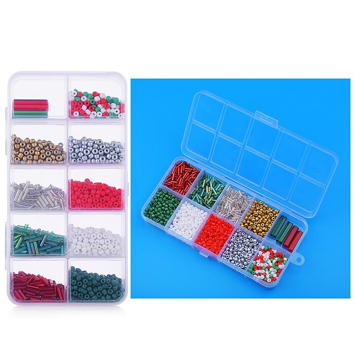 Набор для создания украшений Oubaoloon "Новогодний образ" в пластиковом контейнере (00-5214)