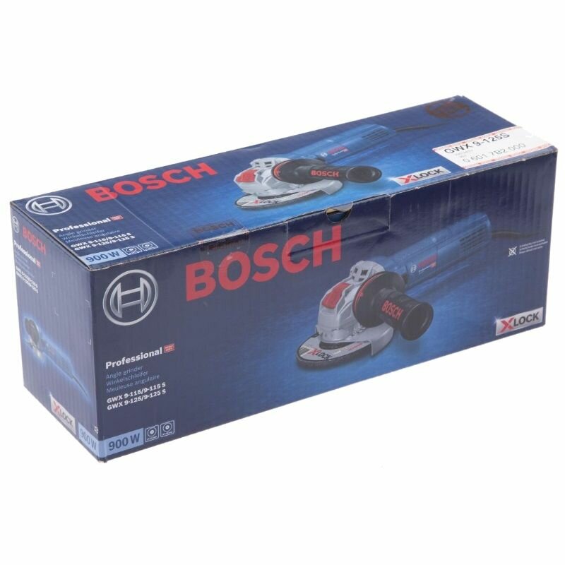 УШМ (болгарка) BOSCH GWX 9-125 S (06017B2000) X-lock ушм - фото №4