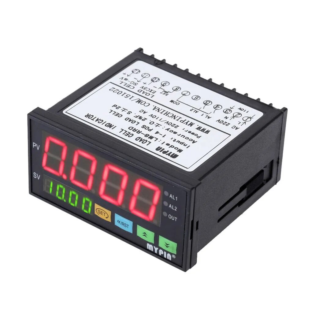 MYPIN LM8-RRD Цифровой весовой контроллер Светодиодный дисплей Весовой контроллер 1-4 Сигналы тензодатчика Вход 2 Релейный выход 4