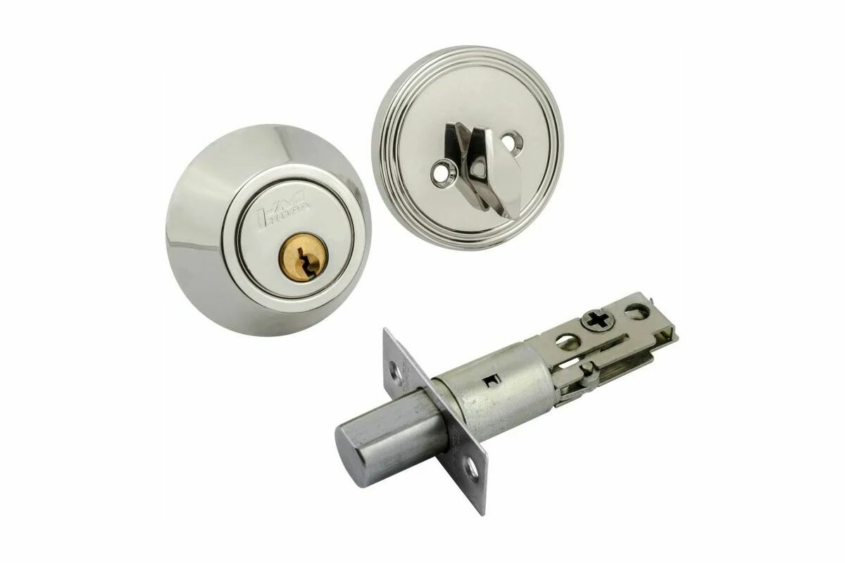Врезной замок нора-м D1 хром кл./фикс. 8944