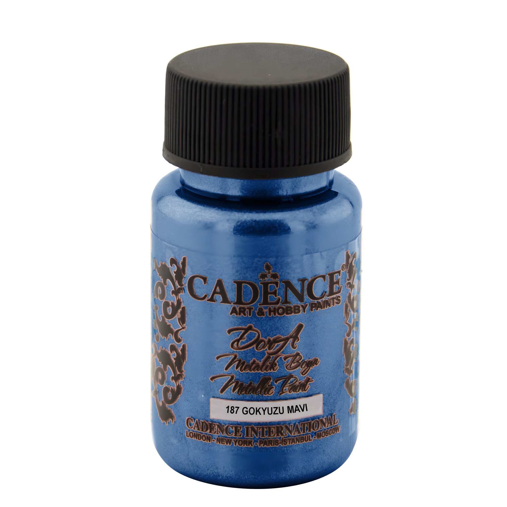 Акриловая краска Cadence Dora Metallic Paint, 50 ml. Sky Blue-187