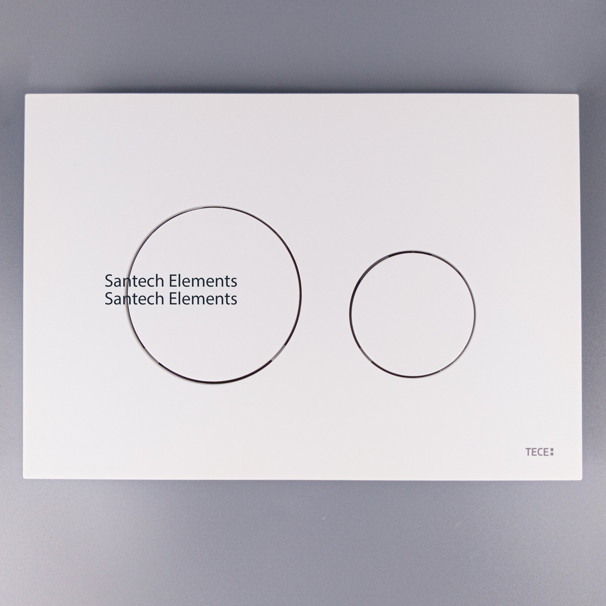 Панель смыва TECE loop 2.0 9240926, для унитаза с двумя кнопками, белая матовая