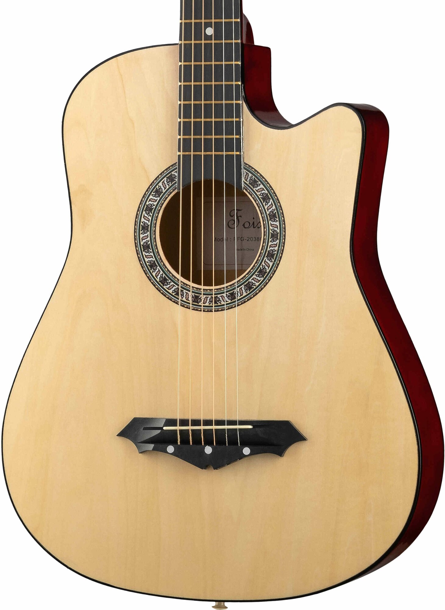 FFG-2038CAP-NA Акустическая гитара+Аксессуары, натуральная, Foix — фото 1