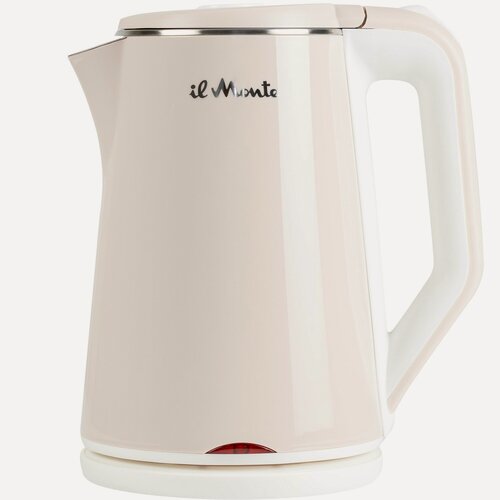 Изображение товара Электрический чайник, 1,8 л, Адиабатное (ненагревающееся) покрытие, Контактная группа "STRIX" (Англия), il Monte EK-1804 BEIGE Бежевый