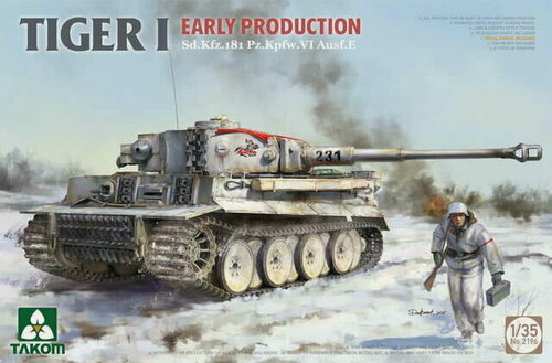 Изображение товара 2196 Takom Танк Тигр 1 (ранняя версия) 1/35