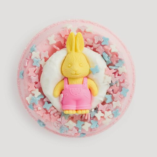 Изображение товара Бомбочка для ванны, 130 гр, с игрушкой, розовая, Клубника, Кролик, Rabbit