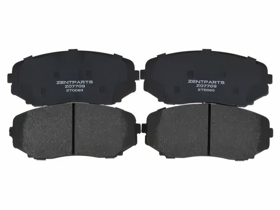 Колодки дисковые передние для Форд ASIA Oceania Freda, Мазда CX-7, MPV 1, 2 Z07709 ZENTPARTS