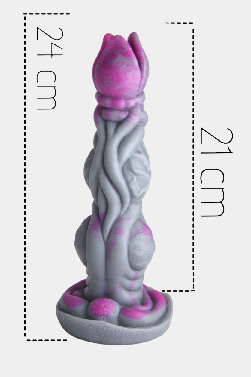 Katta dildo bilan ozimni siltab tashladim.