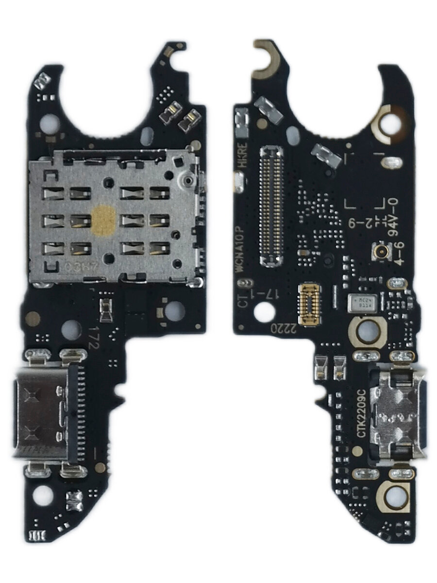 Плата для Huawei Nova 10 Pro с разъемом зарядки и микрофоном