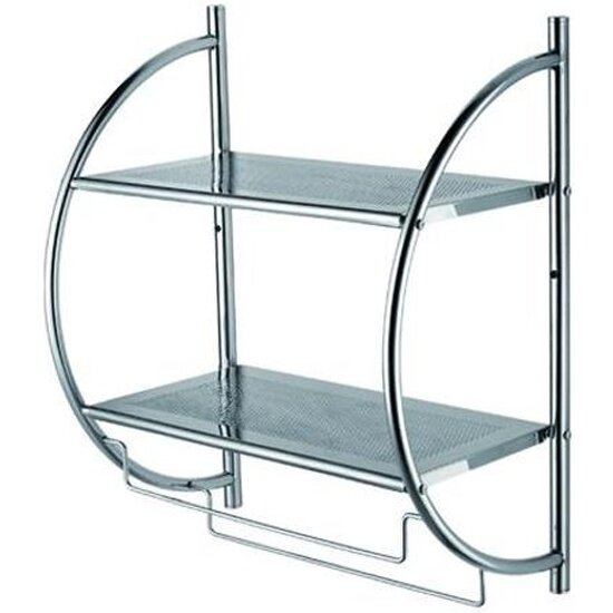 Полка D-lin металлическая D201901 хром