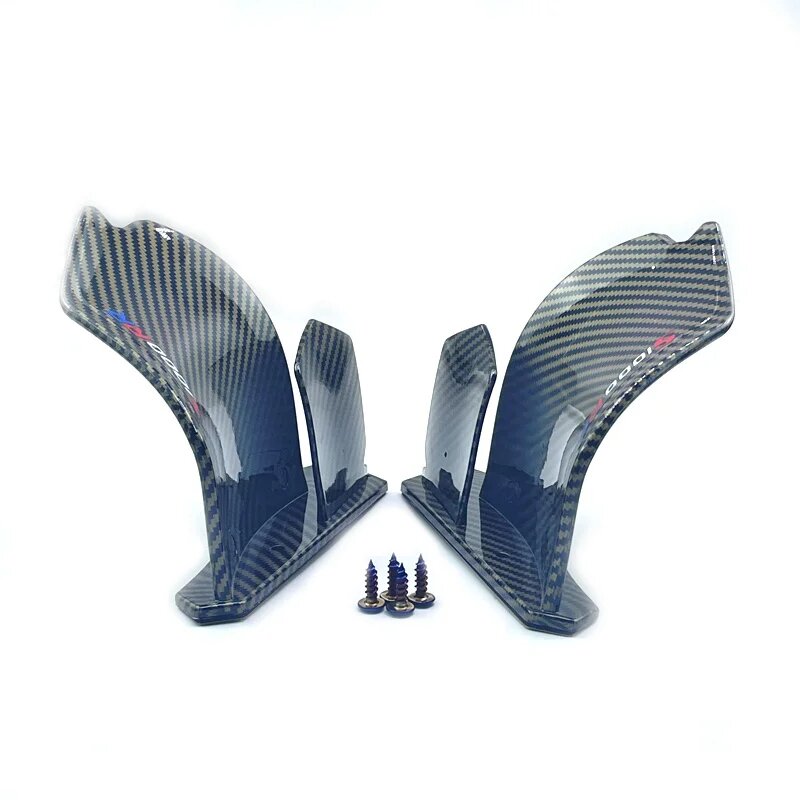 Подходит для BMW S1000RR M1000RR S 1000RR M 1000RR 2009-2023, комплект аэродинамического крыла для мотоцикла, универсальное фиксированное крылышко, заднее хвостовое крыло, 2019-2023 year