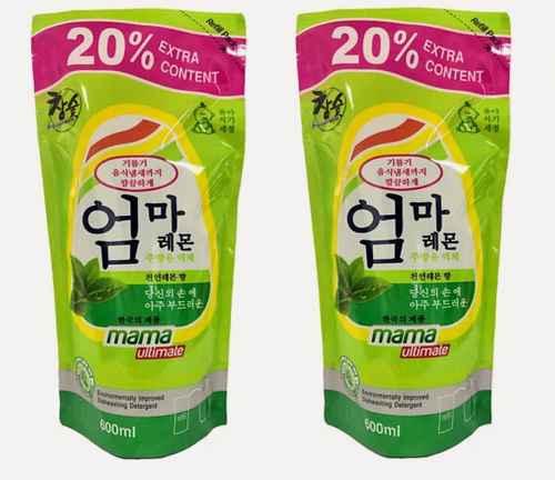Изображение товара Mama Ultimate Бальзам для мытья посуды, Зеленый чай, 600 мл, 2 шт