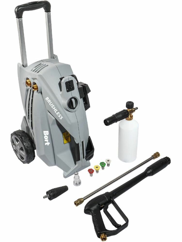 Мойка высокого давления Bort KEX-3500 серый