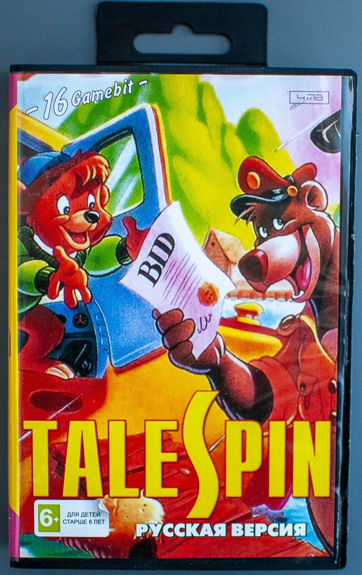 Игра Tale Spin для SEGA 16bit Русская версия