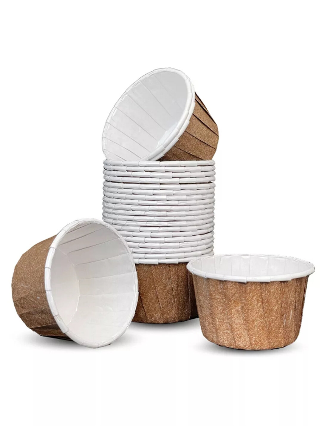 Формы для выпечки пирожных, кексов, маффинов 50 штук — фото 1